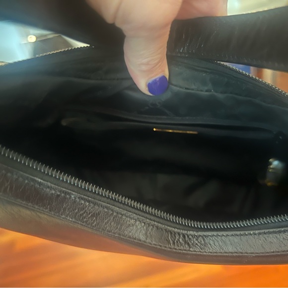 St John vintage black leather purse - Picture 2 of 6